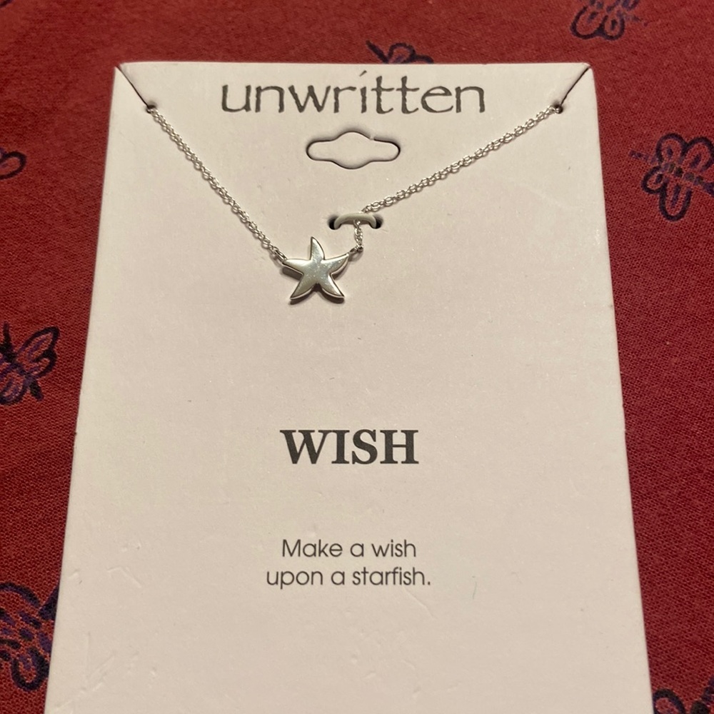 Macy’s “unwritten” sterling silver chain 18”